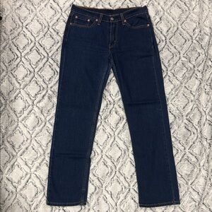 Levi's Dark Blue Straight Jeans